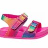 Flat Sandals * | Girls' Laura Ashley Toddler 88224H Adjustable Footbed Sandals