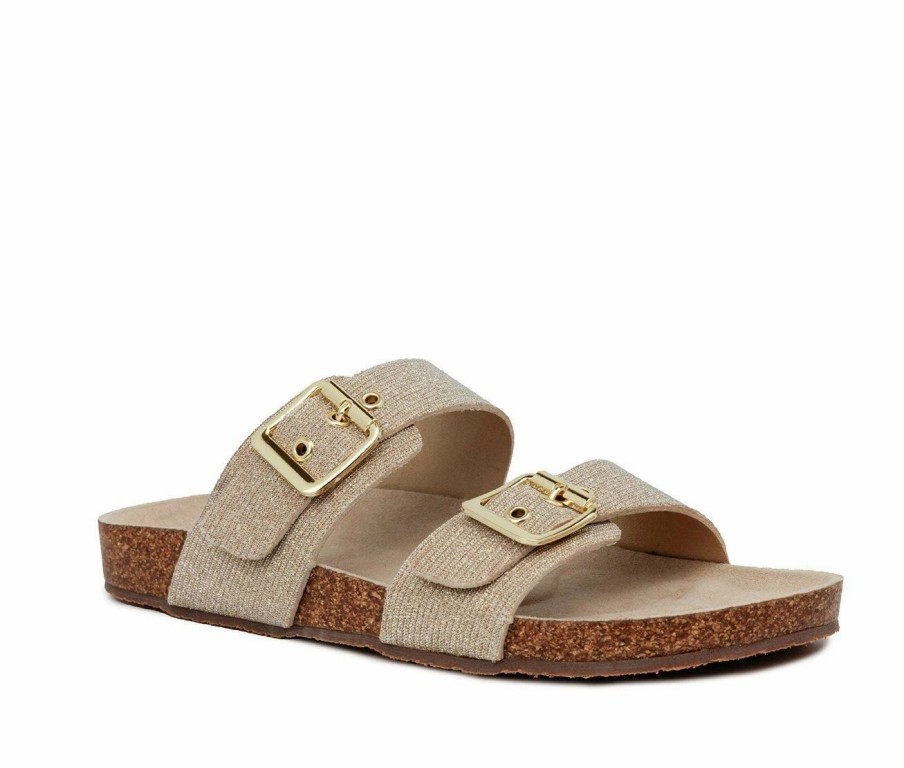 Footbed Sandals * | Women'S Jones Ny Weslee Footbed Sandals