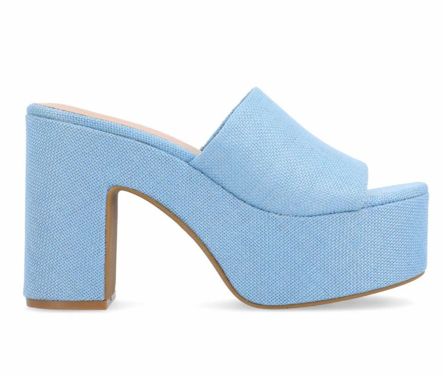 Platform Sandals * | Women'S Journee Collection Enyya Platform Heeled Sandals