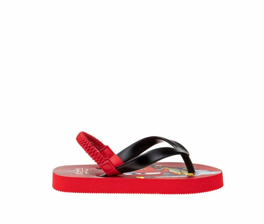 Flip-Flops * | Boys' Disney Toddler & Little Kid Cars Back Strap Flip Flops