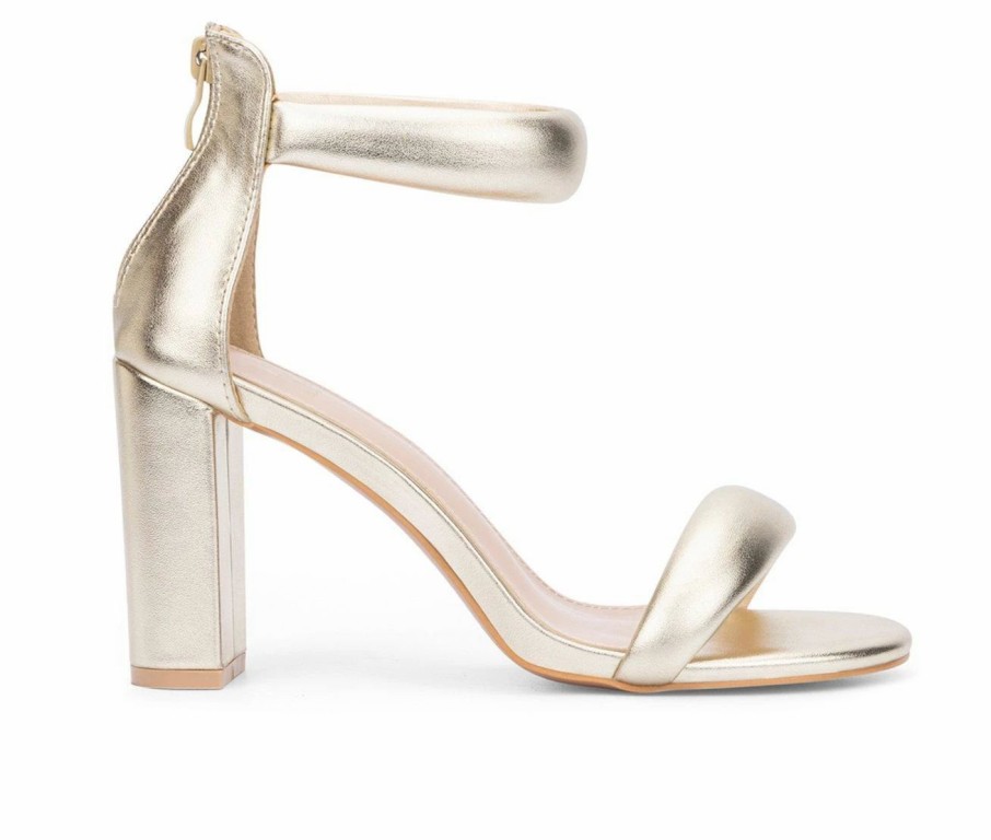 Heeled Sandals * | Women'S New York And Company Carolyn Dress Sandals