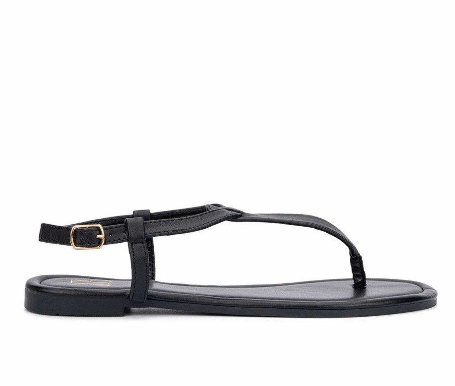 Flat Sandals * | Women'S New York And Company Katie Sandals