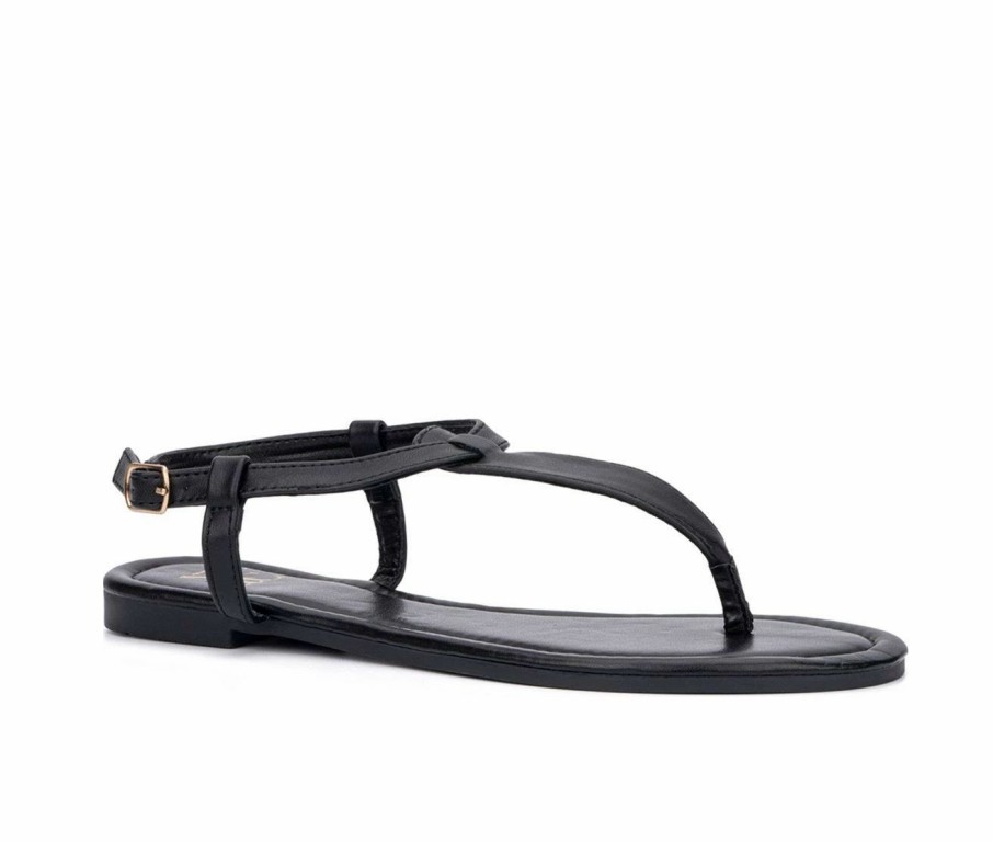 Flat Sandals * | Women'S New York And Company Katie Sandals