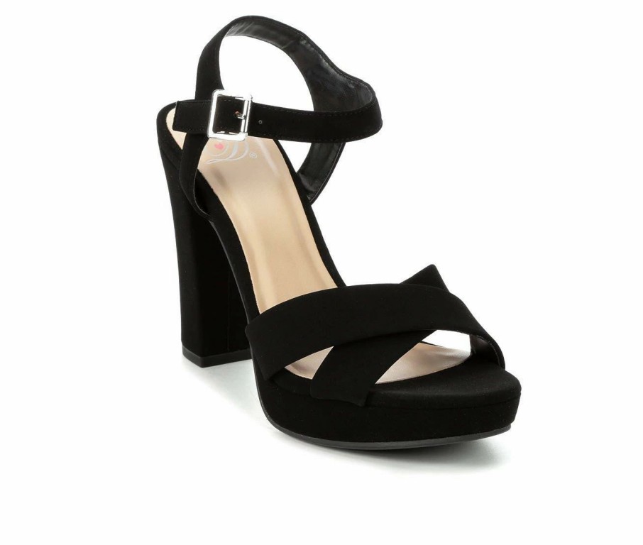 Heeled Sandals * | Women'S Delicious Keeper Heeled Sandals