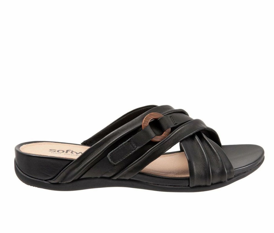 Flat Sandals * | Women'S Softwalk Taza Sandals