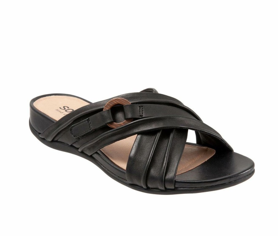 Flat Sandals * | Women'S Softwalk Taza Sandals