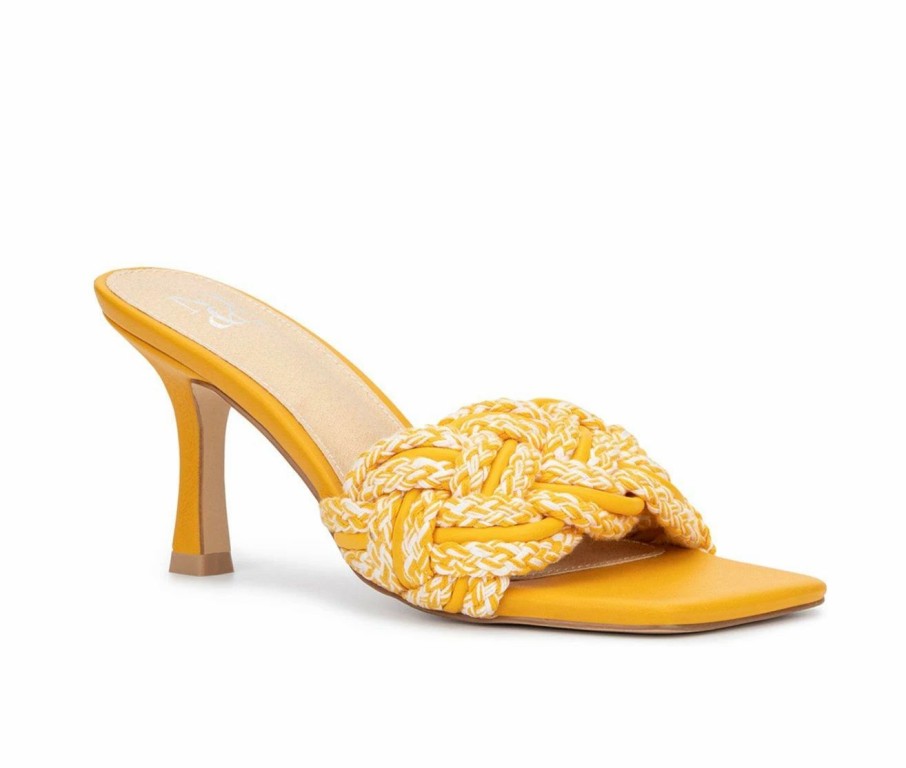 Heeled Sandals * | Women'S New York And Company Julie Dress Sandals