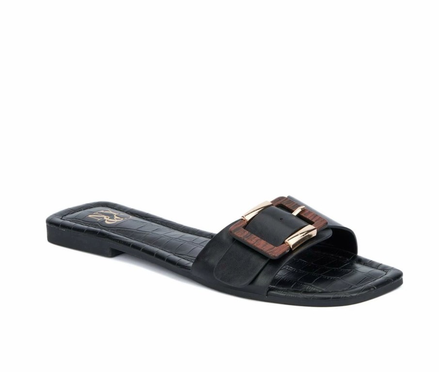 Flat Sandals * | Women'S New York And Company Norelle Sandals