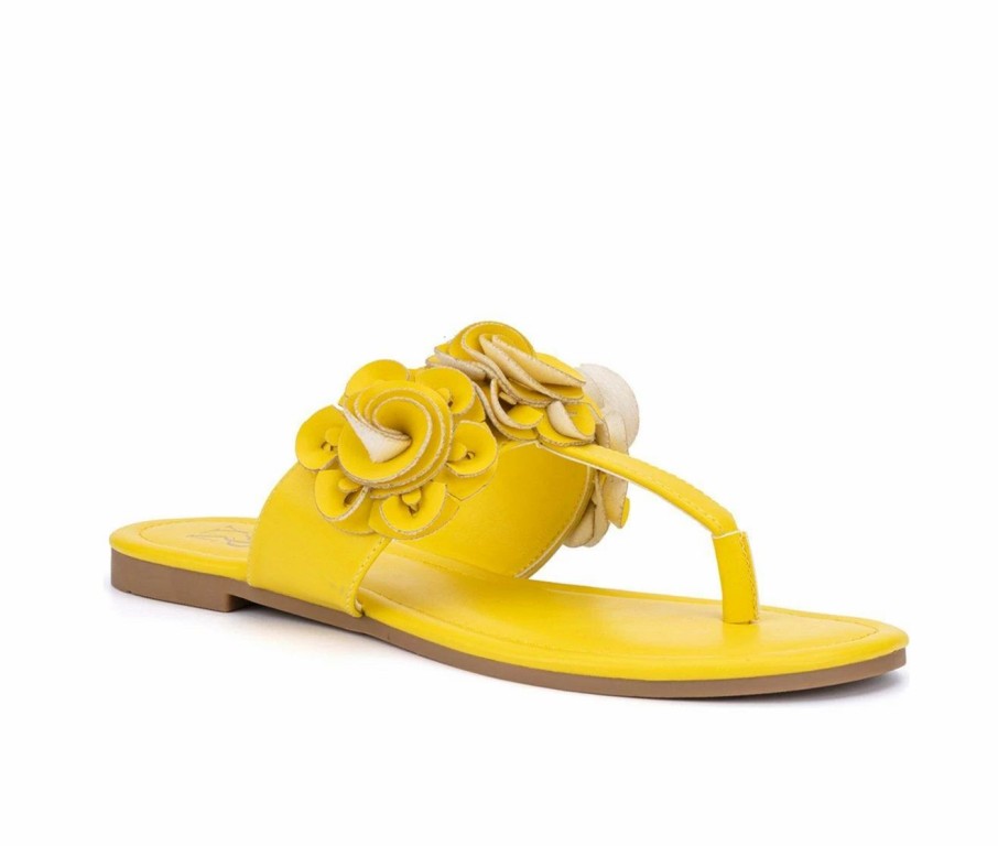 Flip-Flops * | Women'S New York And Company Liana Sandals