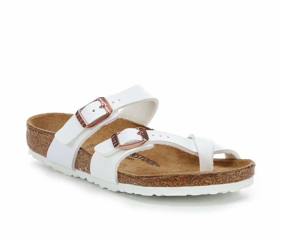 Flat Sandals * | Girls' Birkenstock Little Kid Mayari Footbed Sandals