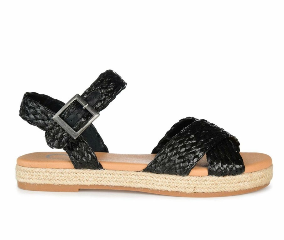 Espadrille Sandals * | Women'S Journee Collection Brooke Espadrille Flatform Sandals