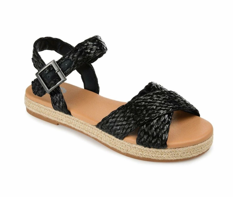 Espadrille Sandals * | Women'S Journee Collection Brooke Espadrille Flatform Sandals