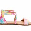 Flat Sandals * | Girls' Olivia Miller Little Kid & Big Kid Color Ensemble Sandals