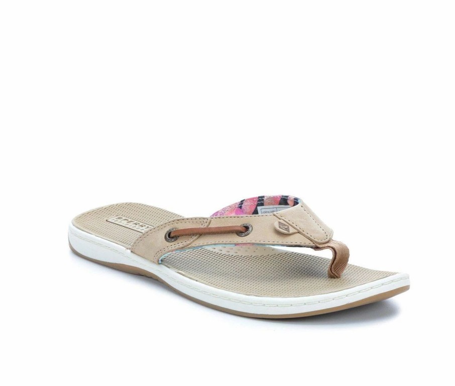 Flip-Flops * | Women'S Sperry Seafish Floral Flip-Flops