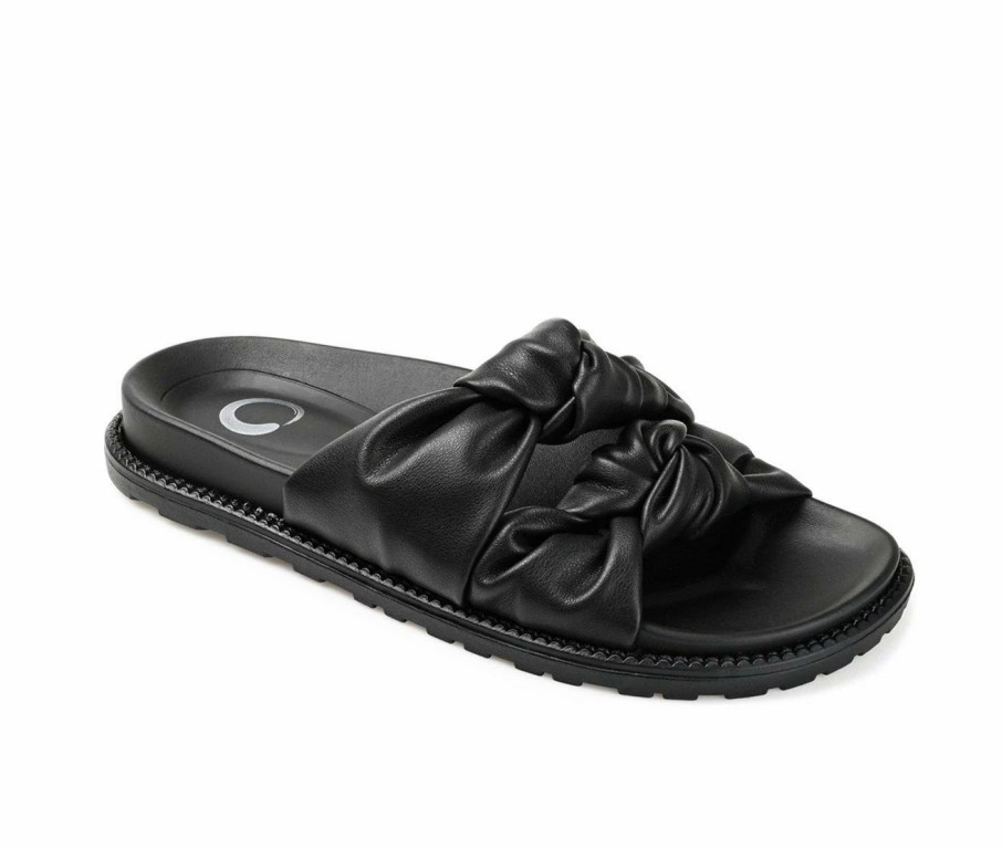 Footbed Sandals * | Women'S Journee Collection Melanie Footbed Sandals