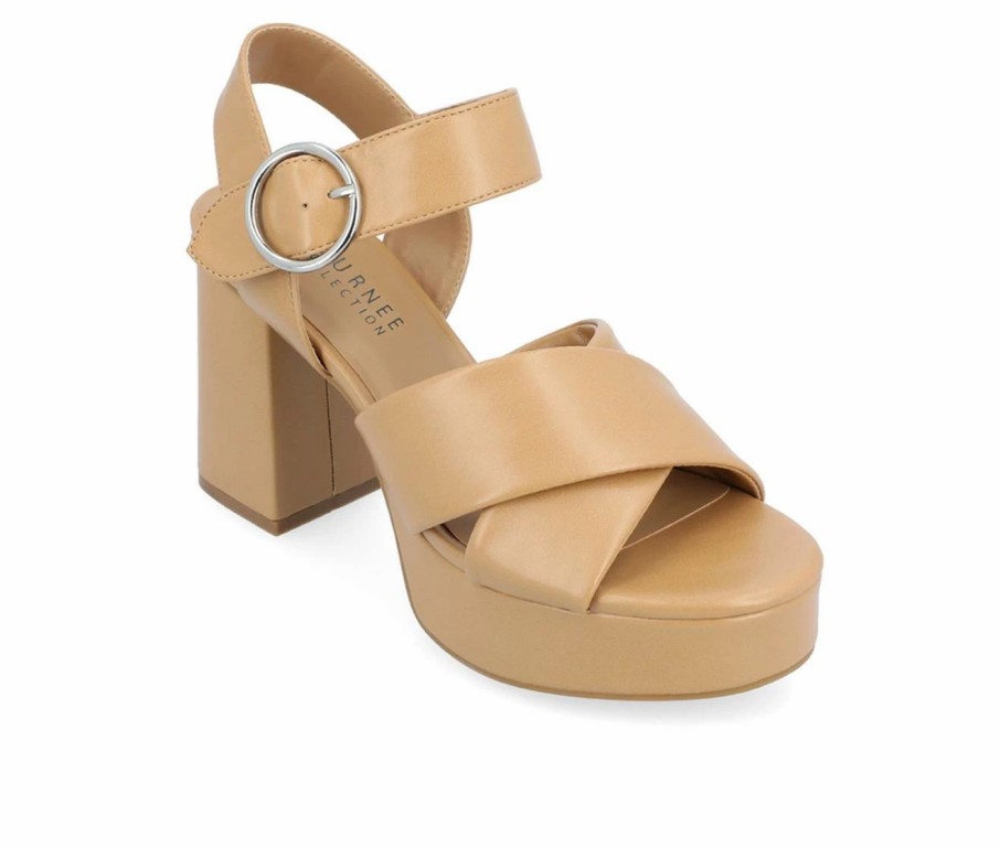 Platform Sandals * | Women'S Journee Collection Akeely Platform Dress Sandals