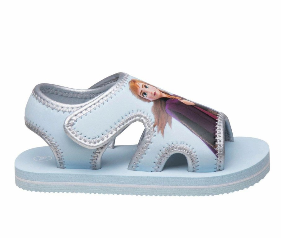 Flat Sandals * | Girls' Disney Toddler & Little Kid Ch85845H Frozen Ii Open Toe Sandals