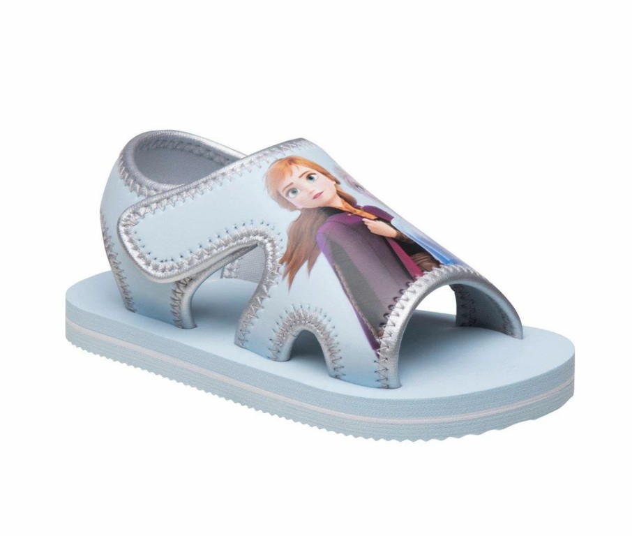 Flat Sandals * | Girls' Disney Toddler & Little Kid Ch85845H Frozen Ii Open Toe Sandals