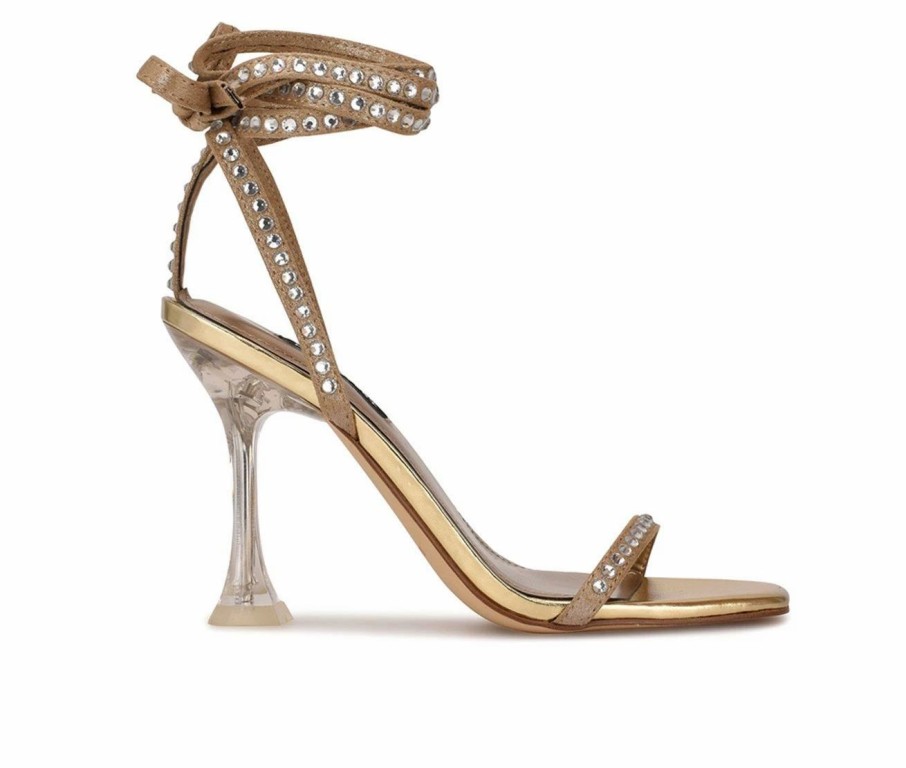 Heeled Sandals * | Women'S Nine West Zing Dress Sandals