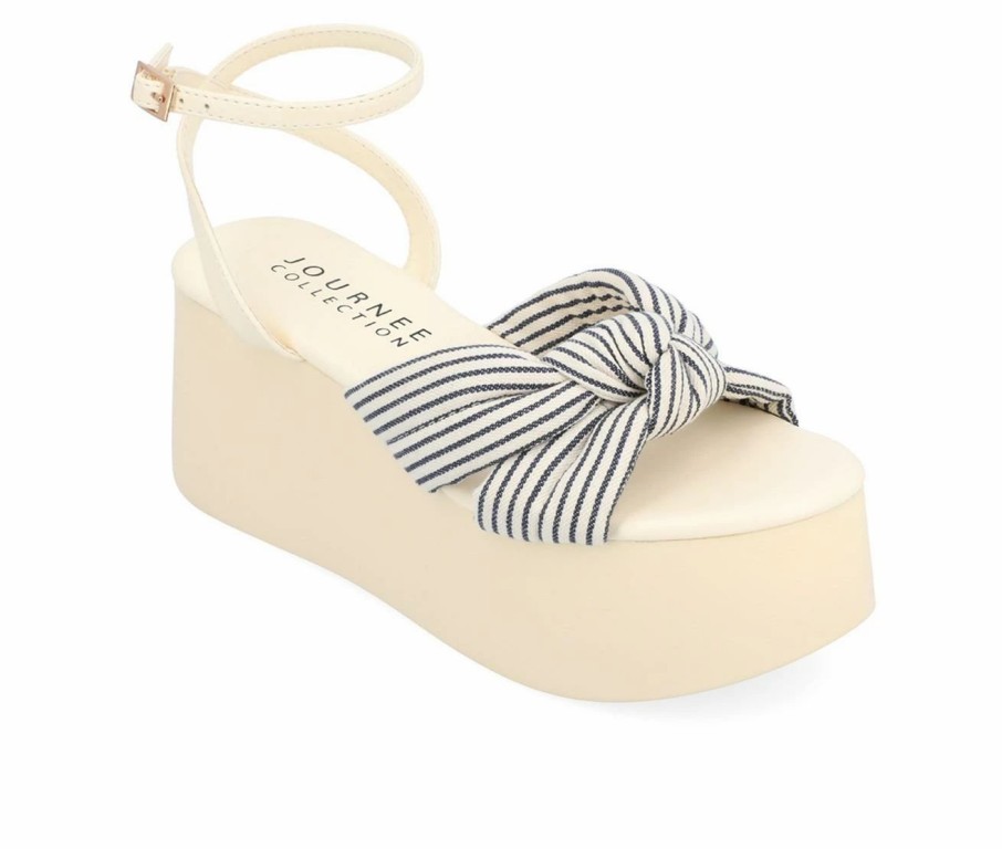 Platform Sandals * | Women'S Journee Collection Lailee Platform Wedge Sandals