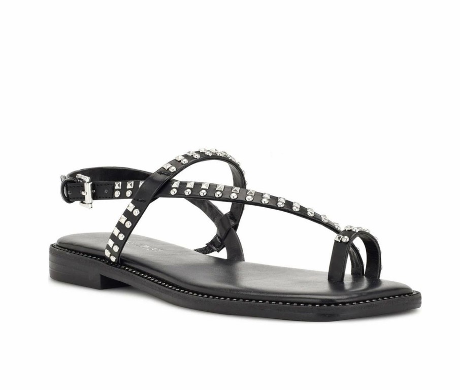 Flat Sandals * | Women'S Nine West Embra Strappy Sandals