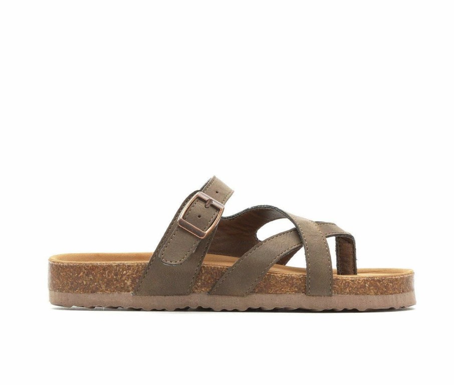 Flat Sandals * | Girls' Madden Girl Little Kid & Big Kid Jbartlet Strappy Footbed Sandals