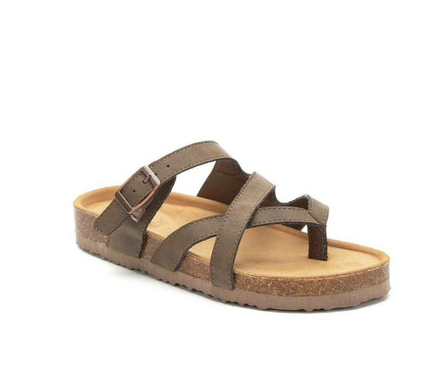 Flat Sandals * | Girls' Madden Girl Little Kid & Big Kid Jbartlet Strappy Footbed Sandals