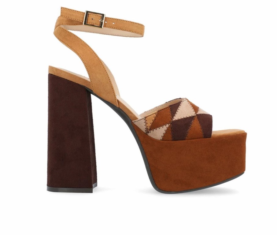 Platform Sandals * | Women'S Journee Collection Asherby Platform Dress Sandals