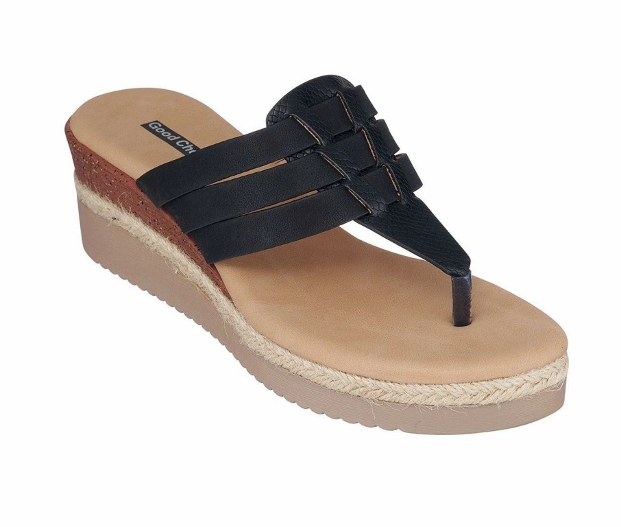 Flip-Flops * | Women'S Gc Shoes Garson Wedge Sandals