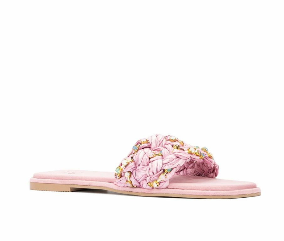 Flat Sandals * | Women'S New York And Company Izzy Sandals