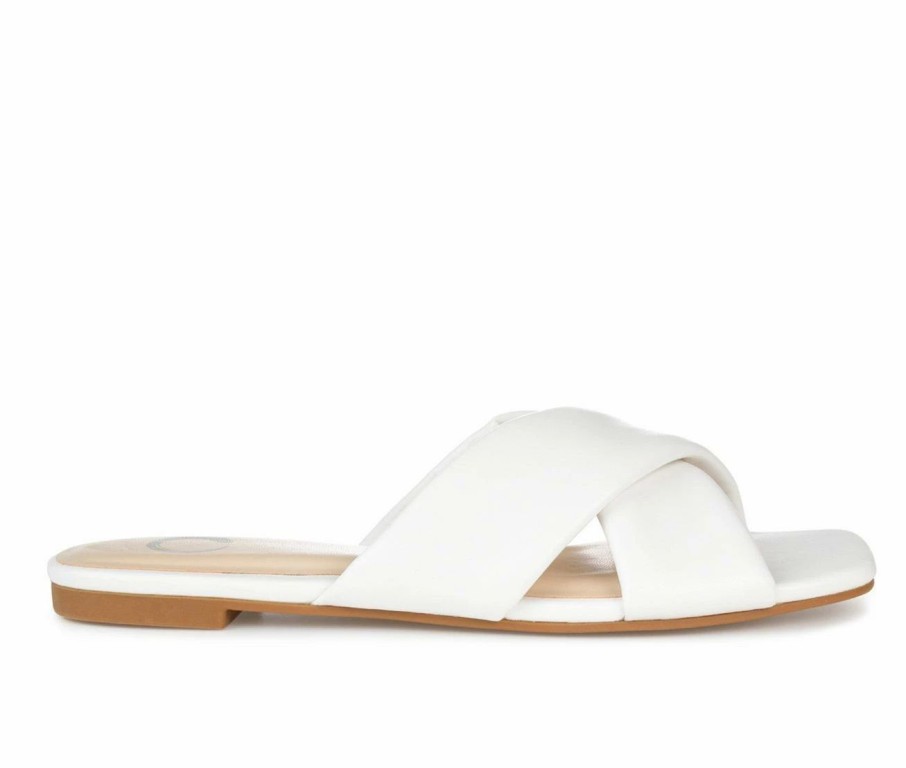 Flat Sandals * | Women'S Journee Collection Carlotta Slip-On Sandals